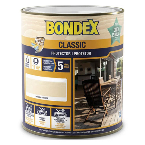 BONDEX CLASSIC MATE 726 CASTAÑO 750ML.