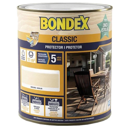 BONDEX CLASSIC SAT. 903 CASTAÑO 750ML.