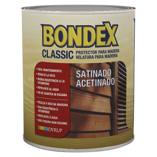 BONDEX CLASSIC SAT. 900 INCOLORO 750ML.