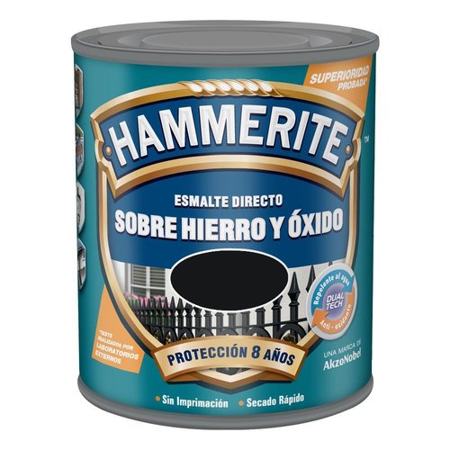 HAMMERITE SATINADO 250 NEGRO 67288